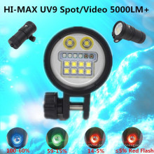 Hi-max UV9 Filme Subaquático Multifunções LED Light 5000 lumen